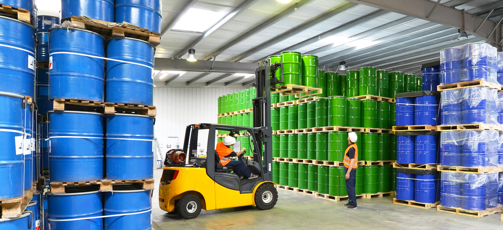 Industrial chemical safety compliance and logistics